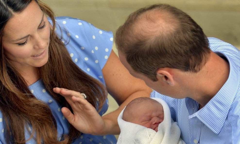 Princ William i Catherine sa sinom Georgom