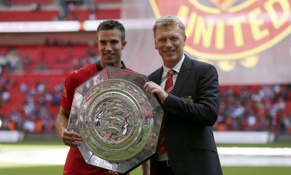 David Moyes i Robin van Persie