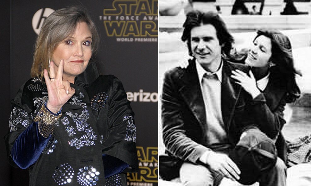 Carrie Fisher i Harrison Ford zaljubili su se 1977. na setu filma 'Ratovi zvijezda' Georgea Lucasa