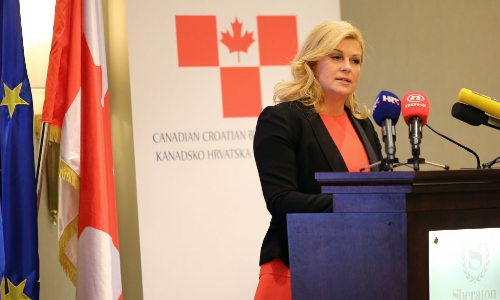 Predsjednica Kolinda Grabar-Kitarović u Kanadi će se sastati i s predstavnicima hrvatske zajednice
