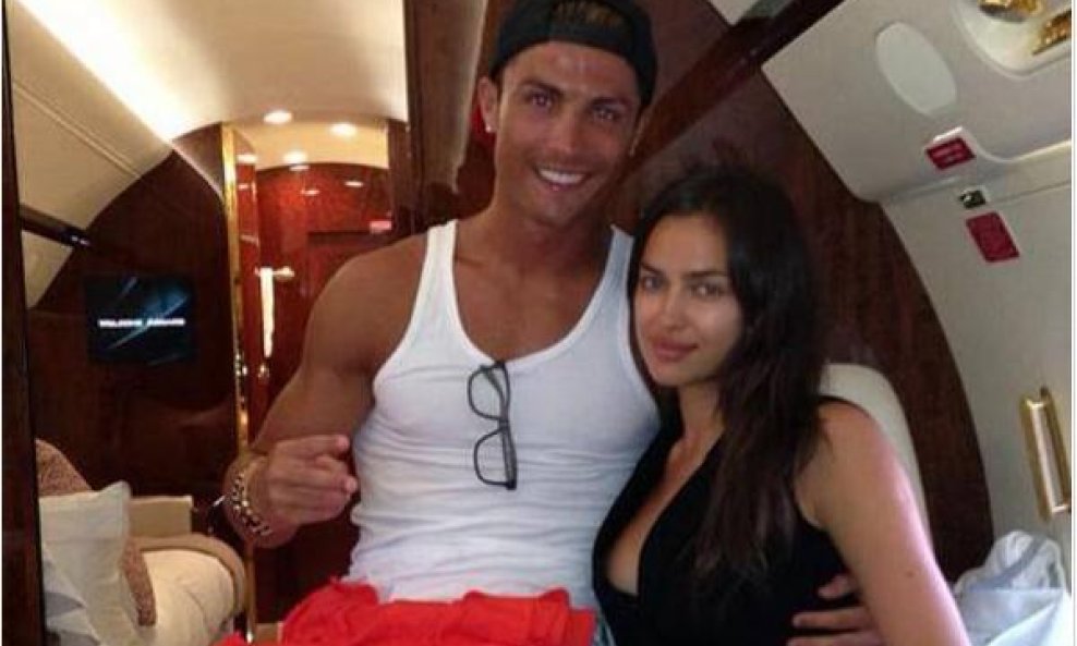Cristiano Ronaldo i Irina.