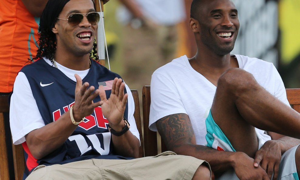 Ronaldinho i Kobe Bryant