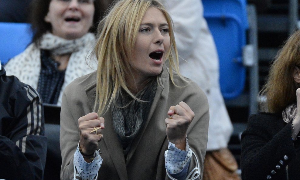 Maria Sharapova navija