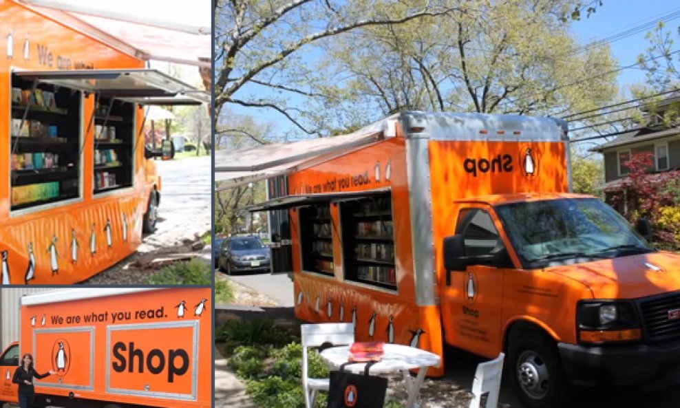 Penguin book truck 1