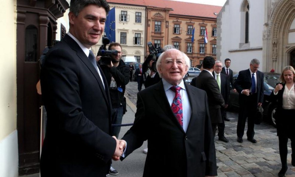 Zoran Milanovic i Michael D. Higgins