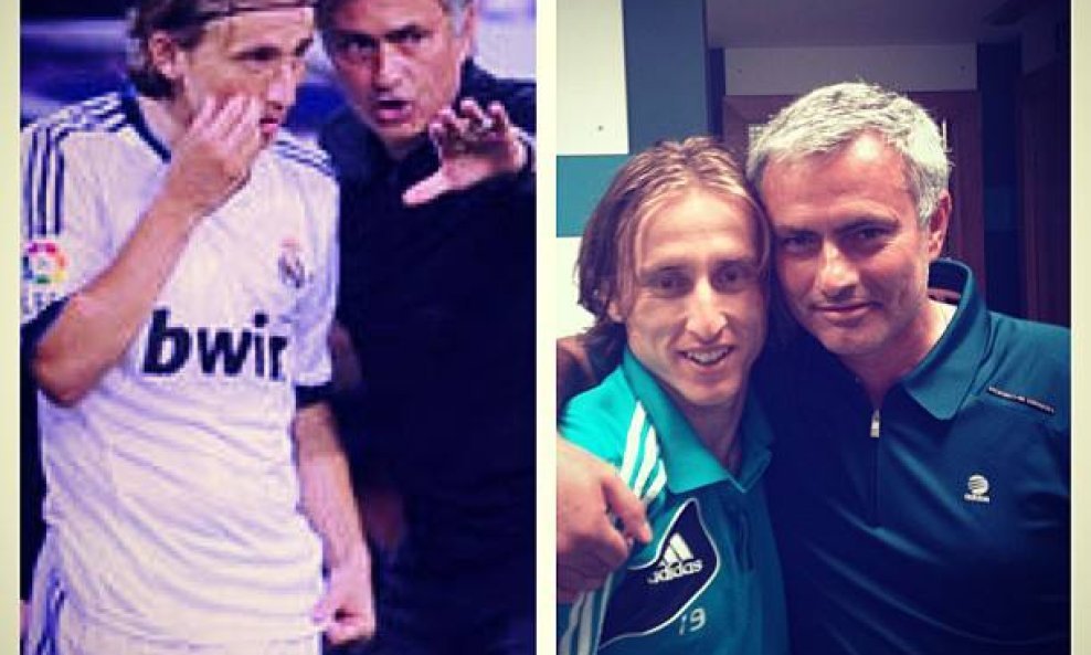 Modrić i Mourinho