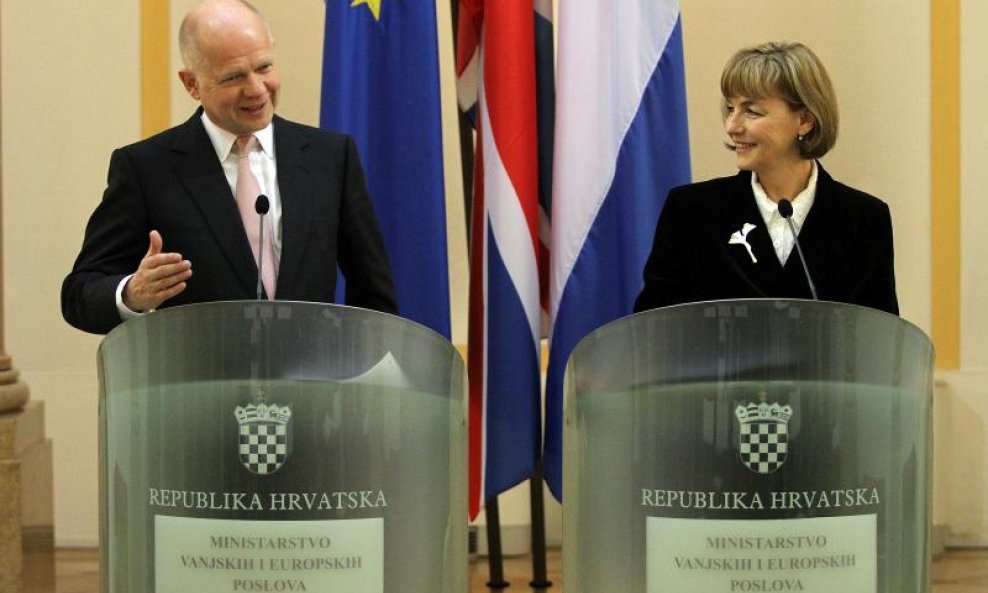 William Hague i Vesna Pusić