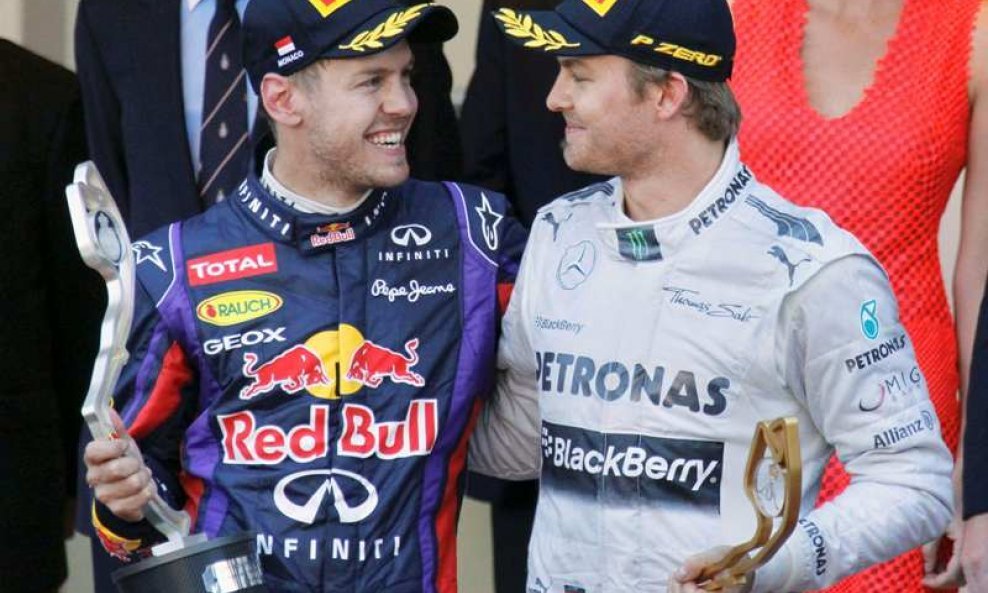 Sebastian Vettel i Nico Rosberg