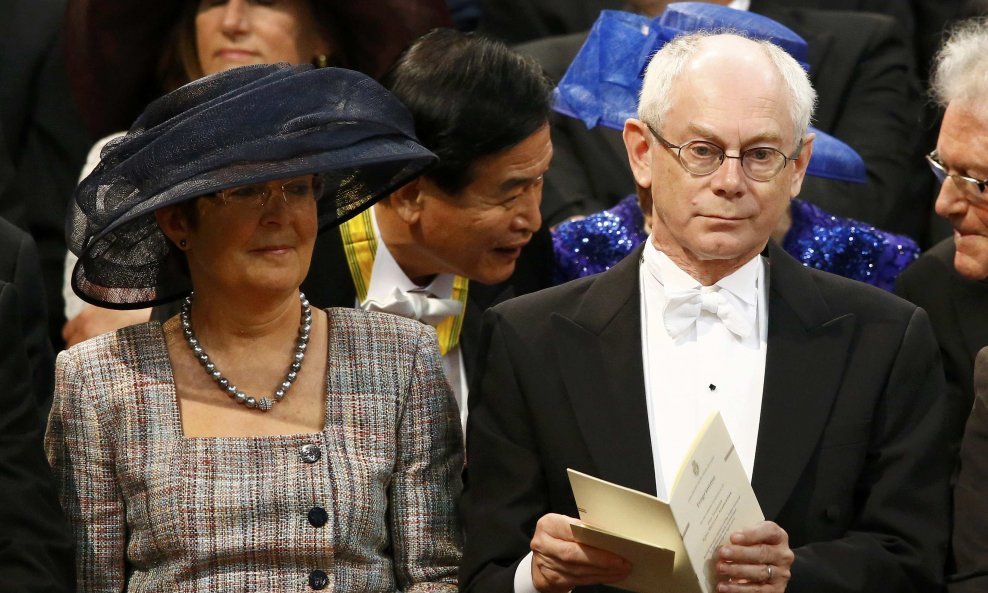 Herman Van Rompuy sa suprugom Geertrui Windels