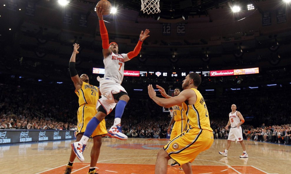 Carmelo Anthony protiv  Indiana Pacersa