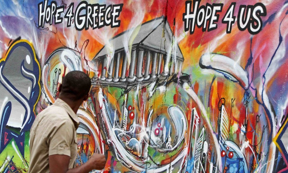 Grčka Atena grafiti