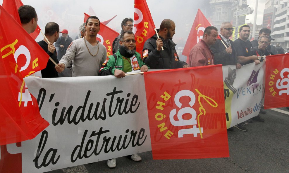 Radnički prosvjedi u Francuskoj, Lyon
