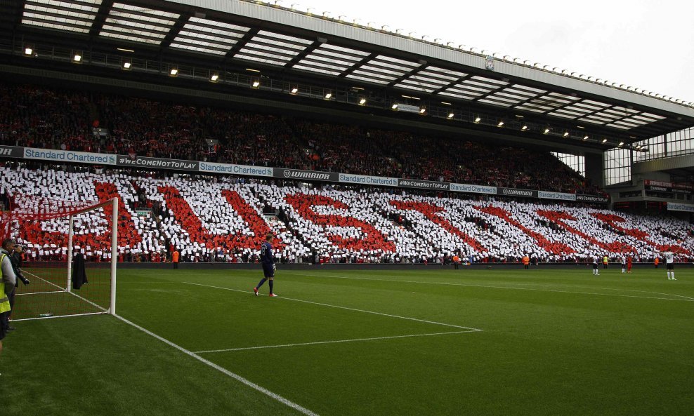 Anfield Hillsborough Liverpool koreografija