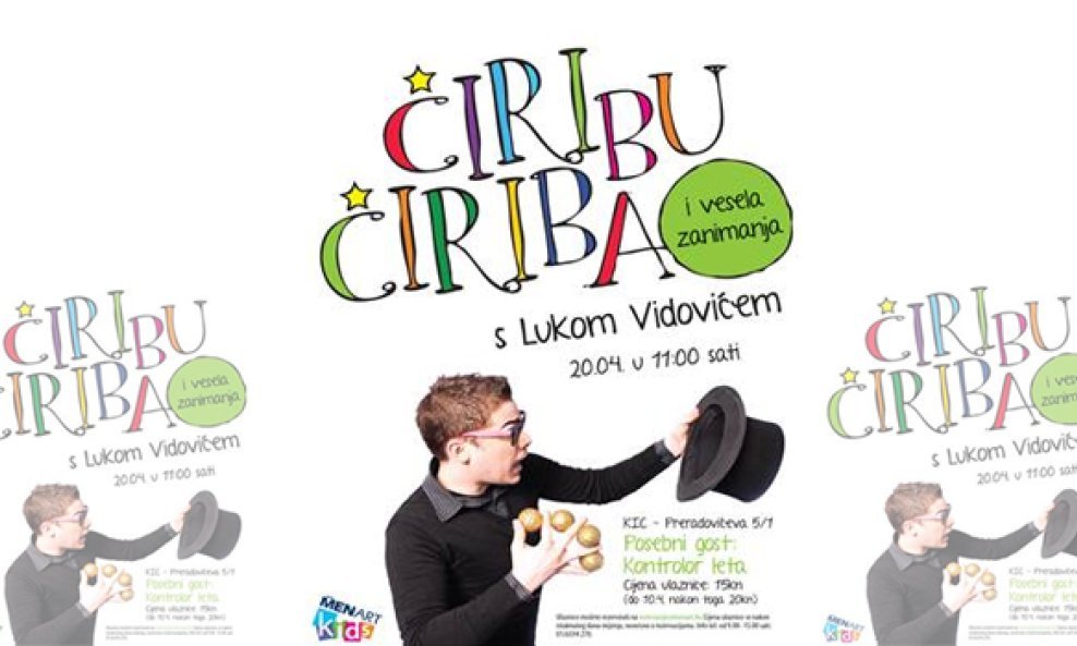 'Čiribu Čiriba - vesela zanimanja' s Lukom Vidovićem