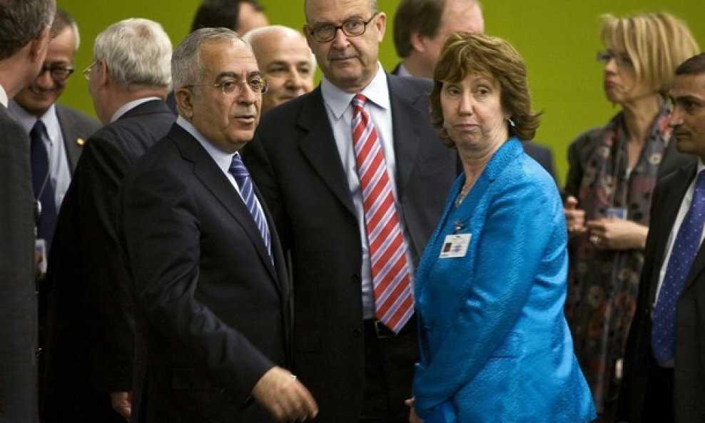 Palestinski premijer Salam Fayyad i Catherine Ashton