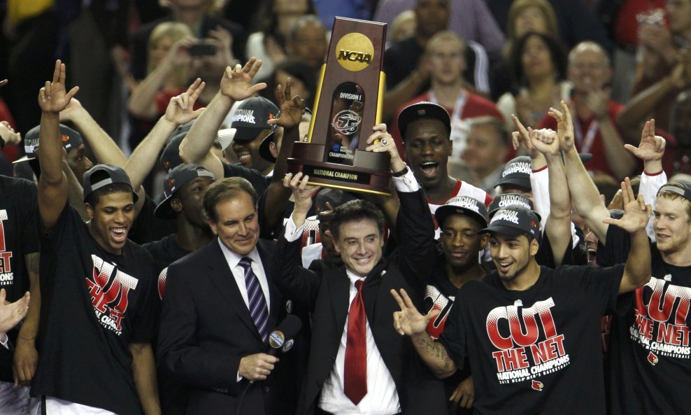 Louisville Cardinals i trener Rick Pitino