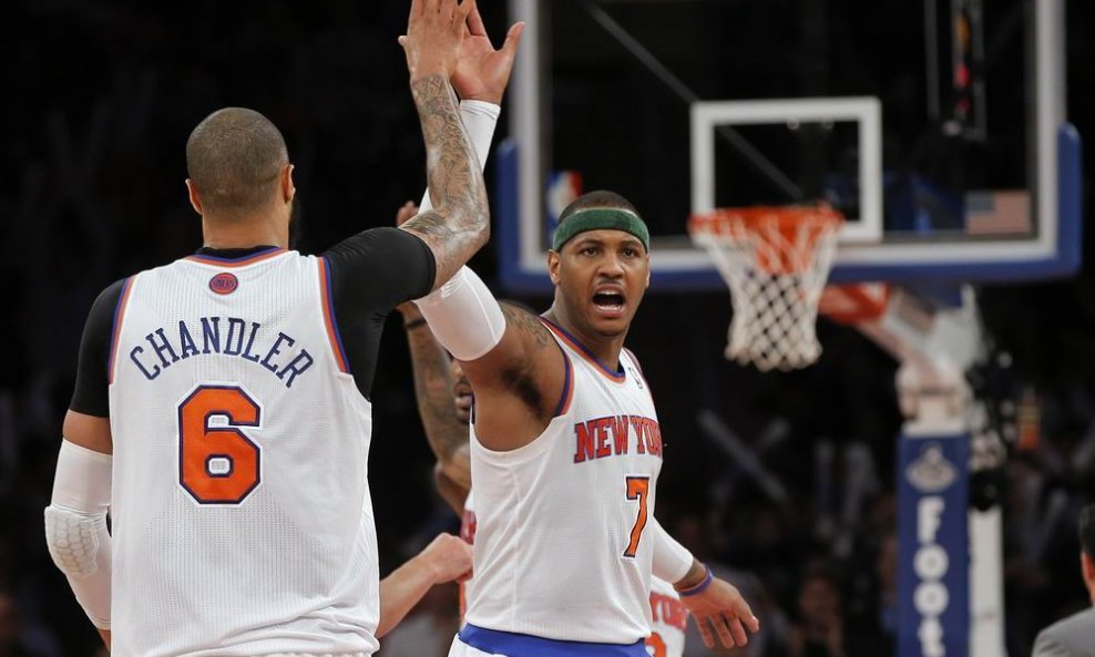 Carmelo Anthony (D) i Tyson Chandler