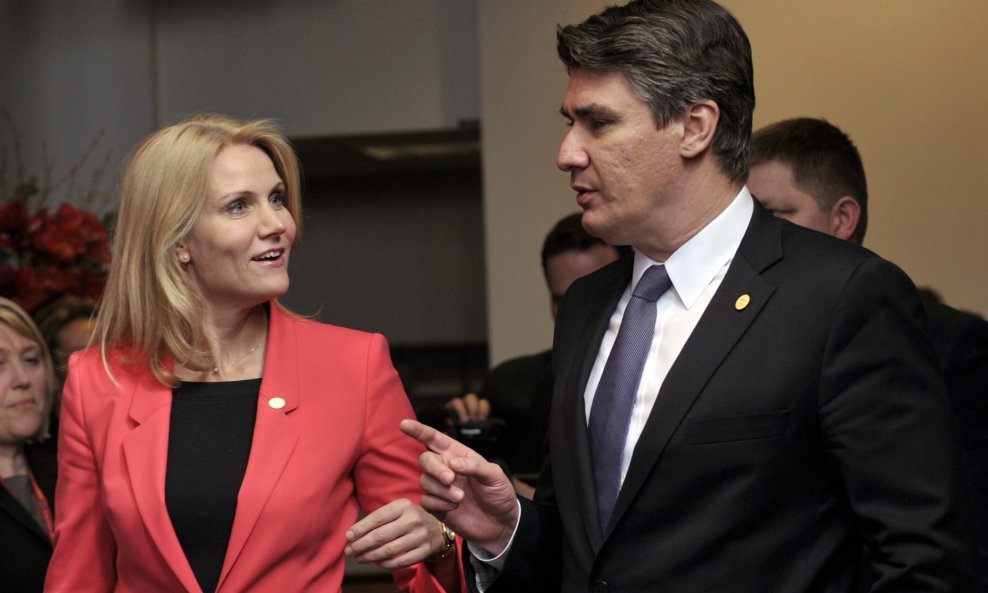 Zoran Milanović s danskom premijerkom  Helle Thorning-Schmidt