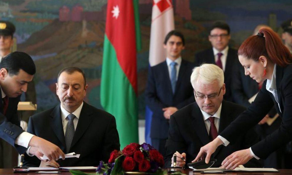 Ilham Aliyev i Ivo Josipović
