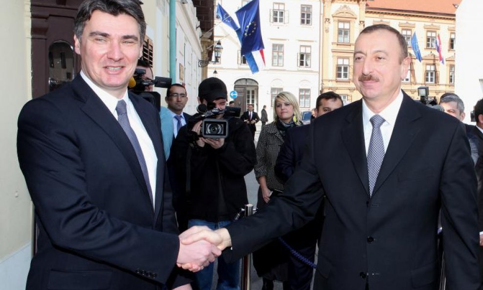 Zoran Milanović i Ilham Aliyev