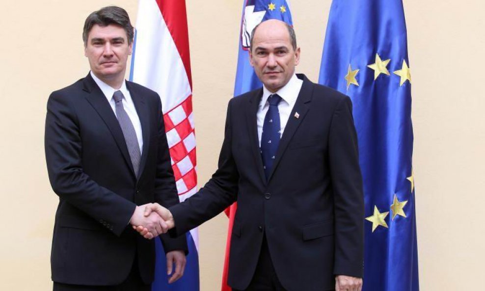 Zoran Milanović i Janez Janša