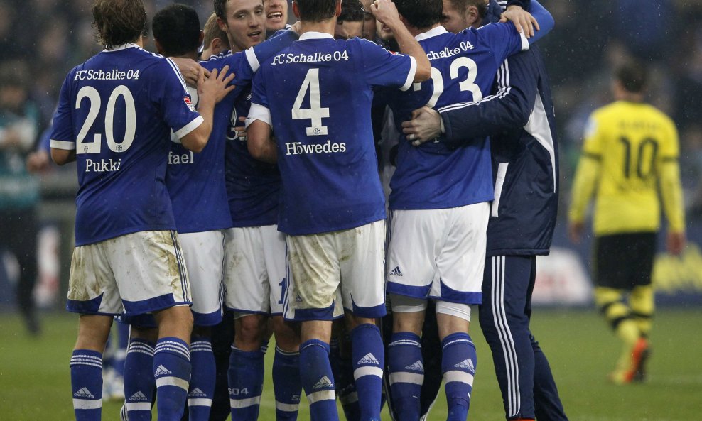 Slavlje igrača Schalkea