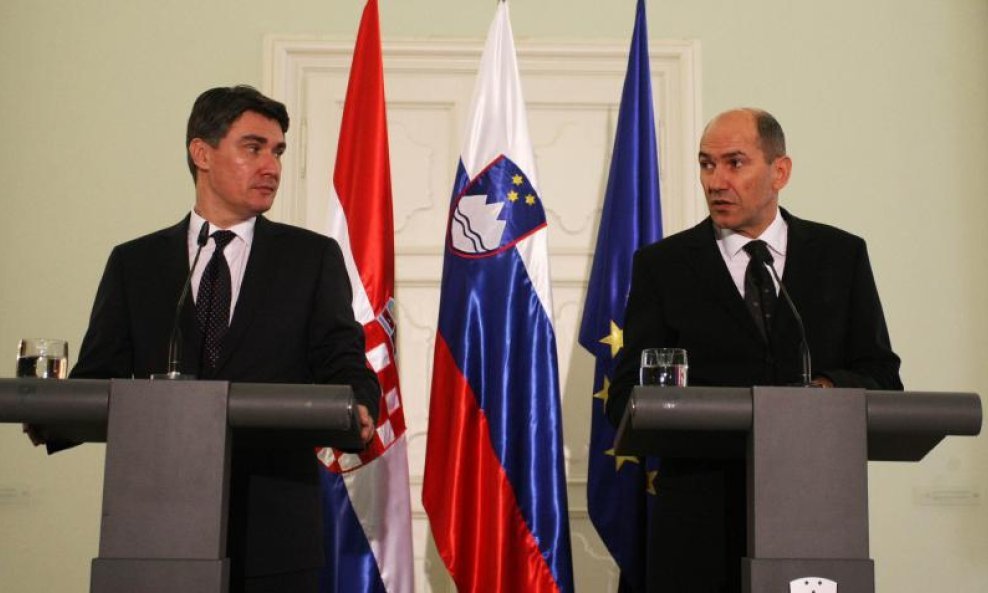 Zoran Milanović i Janez Janša