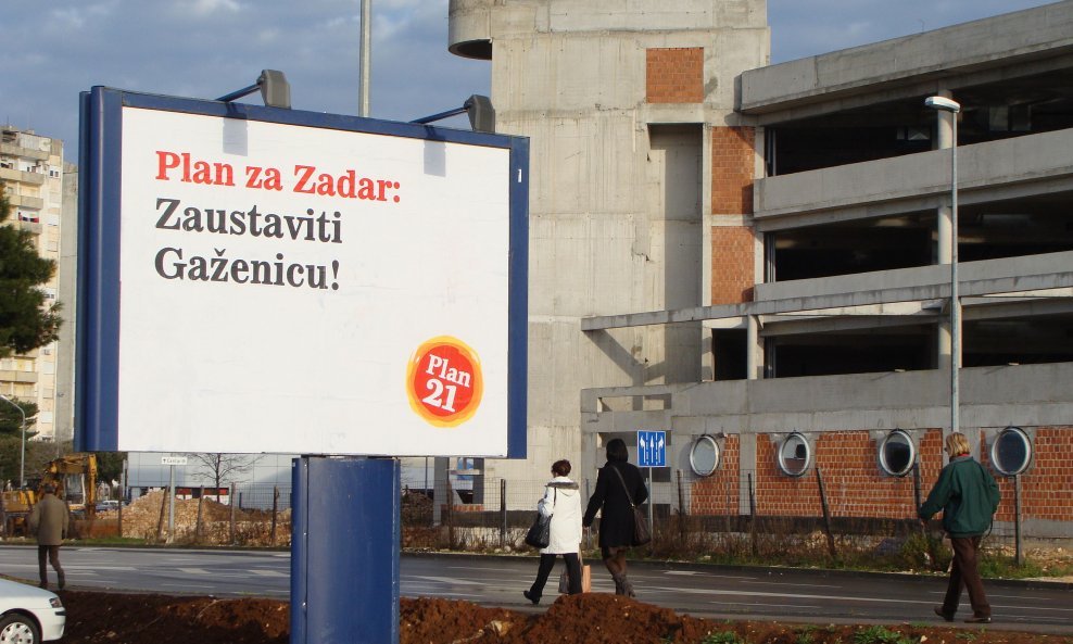 Zadar, Plan 21, prljava kampanja
