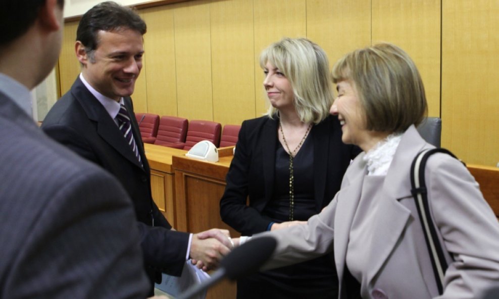 Gordan Jandroković i Vesna Pusić