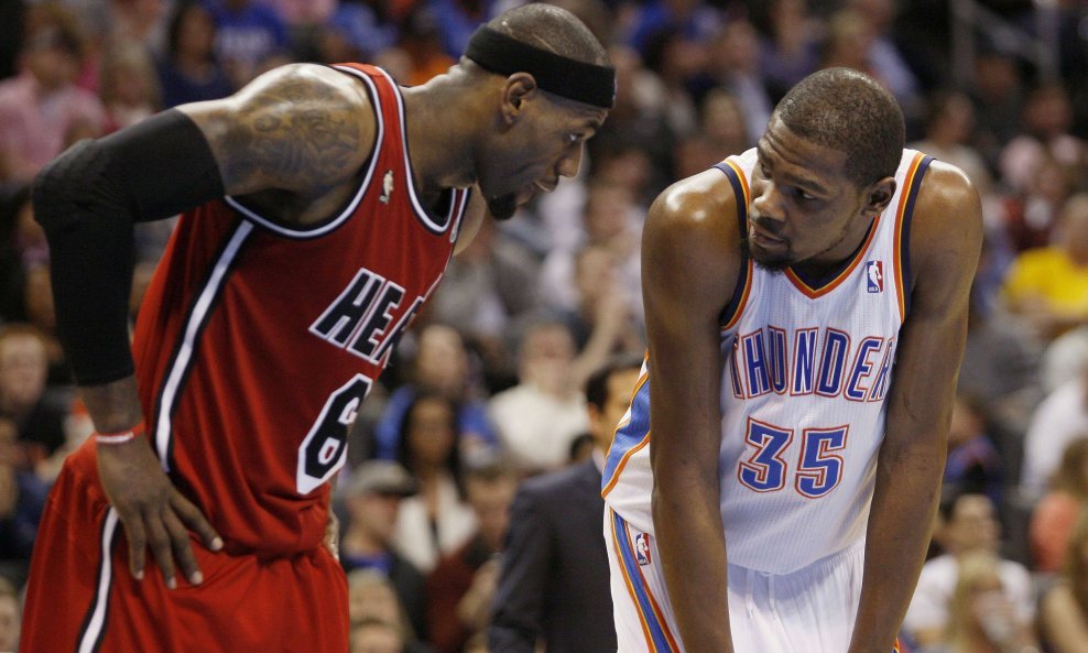 LeBron James i  Kevin Durant