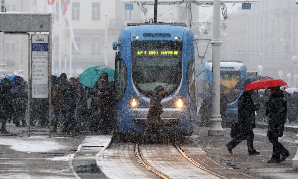Snijeg u Zagrebu