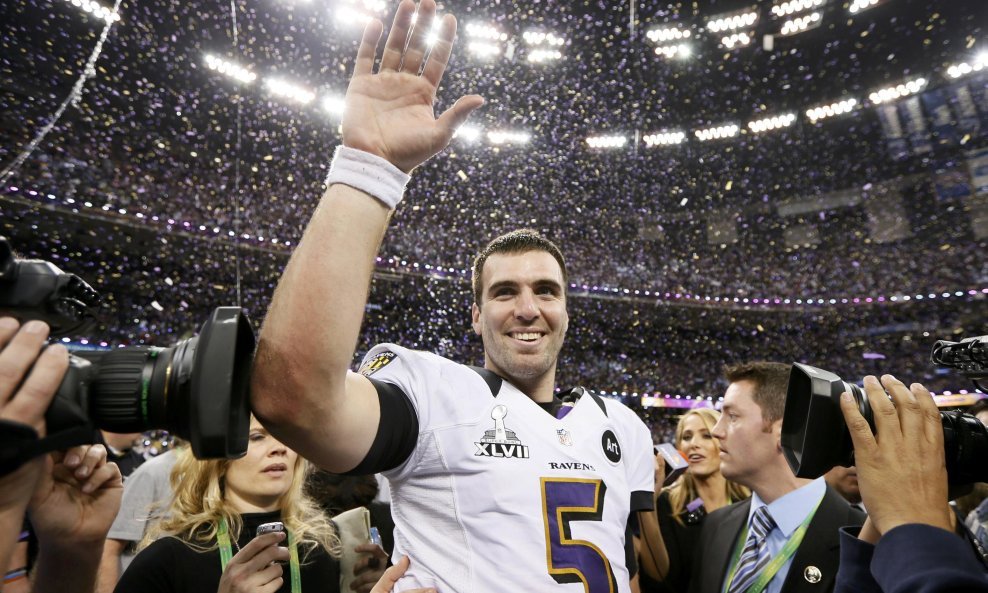 Quarterback Baltimore Ravensa Joe Flacco