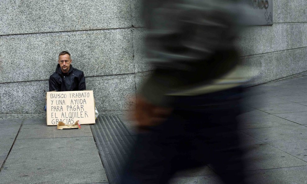 nezaposleni kriza eurozona siromaštvo španjolska