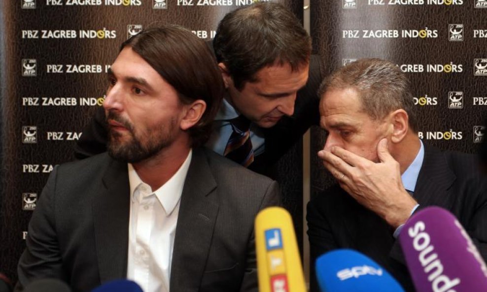 Goran Ivanišević Branko Horvat Milan Bandić