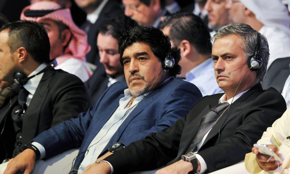 Diego Maradona i Jose Mourinho