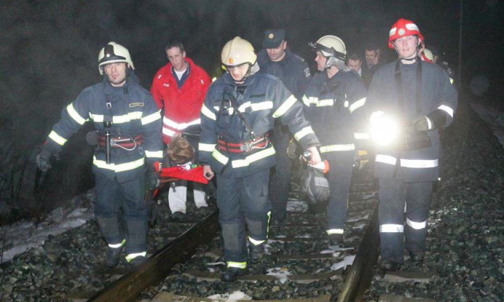 sudar vlakova ozlijeđeni putnici