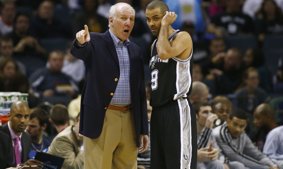 Gregg Popovich i Tony Parker