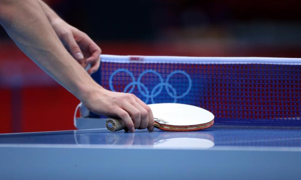 Stolni tenis ilustracija