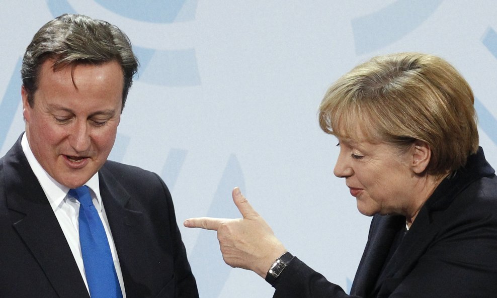 David Cameron Angela Merkel