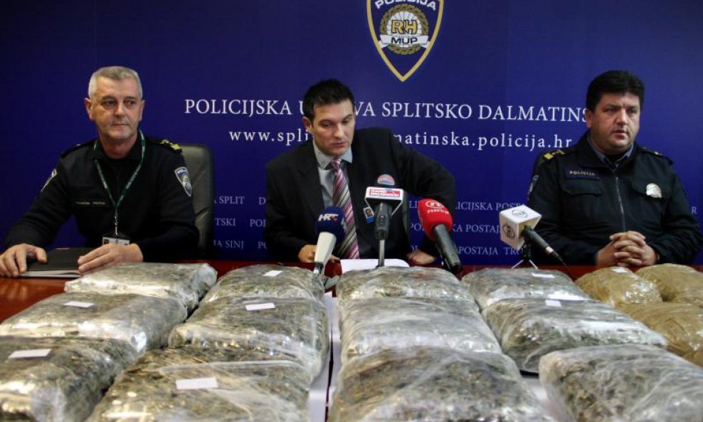 Splitska policija, marihuana
