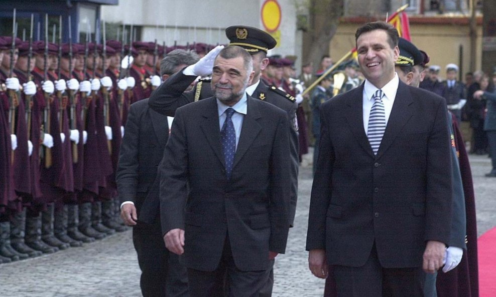 Stjepan Mesić i Boris Trajkovski