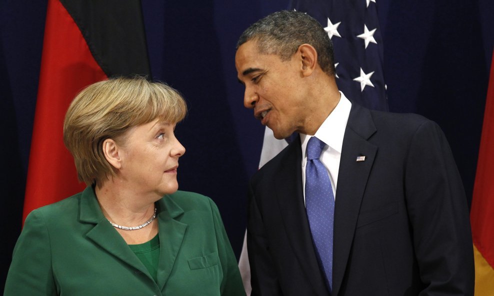 Angela Merkel i Barack Obama