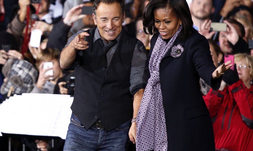 Bruce Springsteen i Michelle Obama