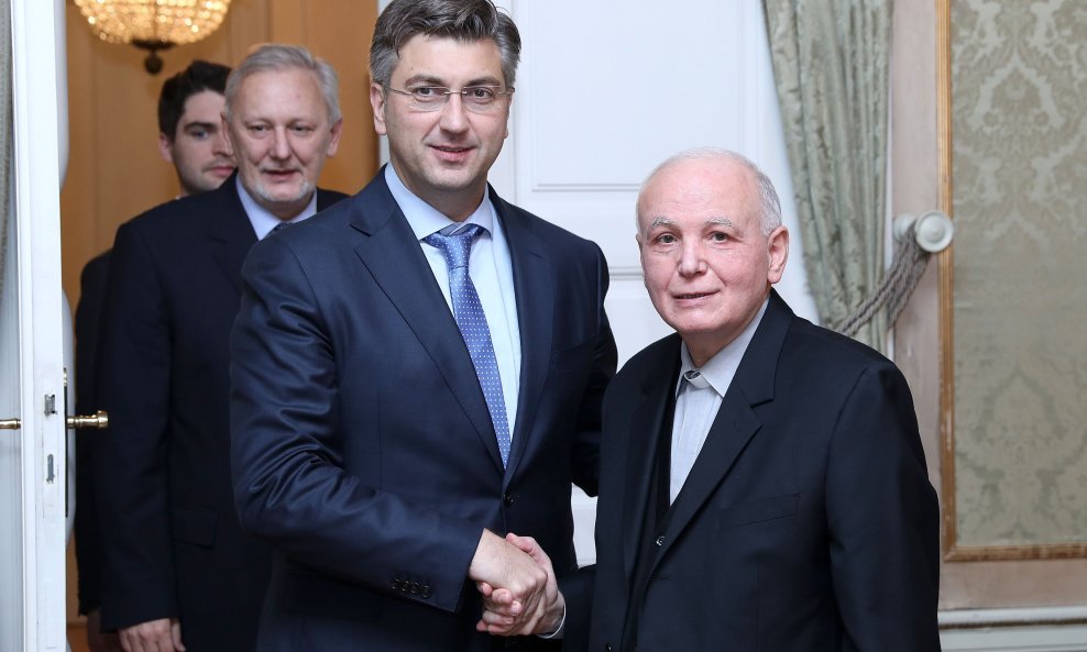 Andrej Plenković i Alessandro D'Errico