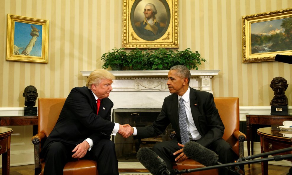 Donald Trump i Barack Obama