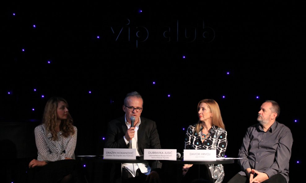 Konferencija za novinare povodom Vip Zagreb Jazz Festivala