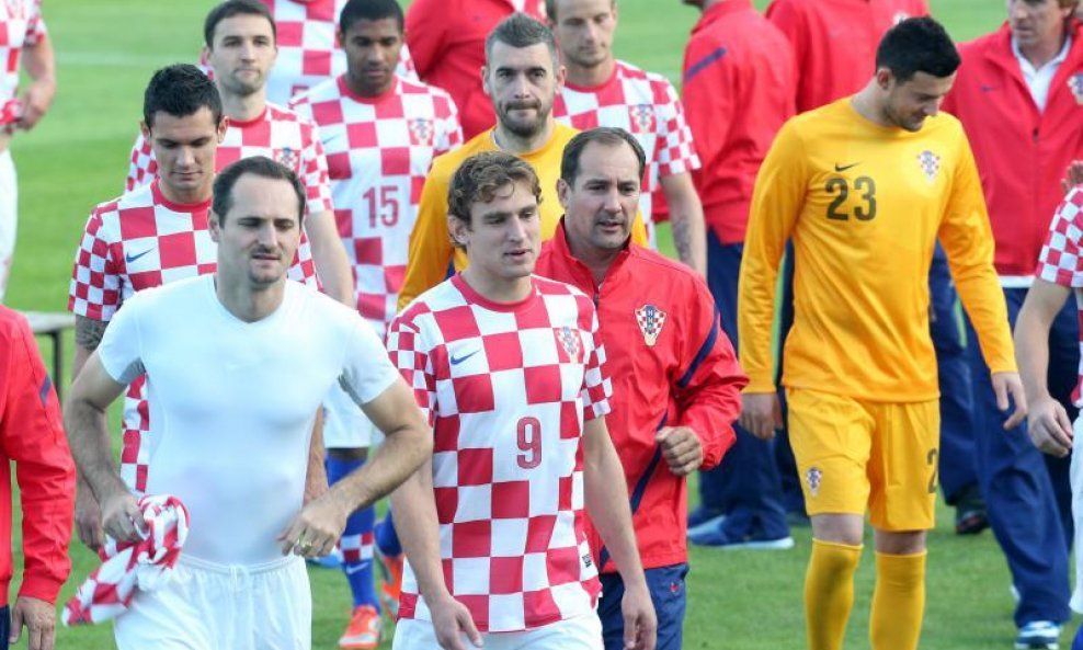 Trening reprezentacije Hrvatske uoči Makedonije