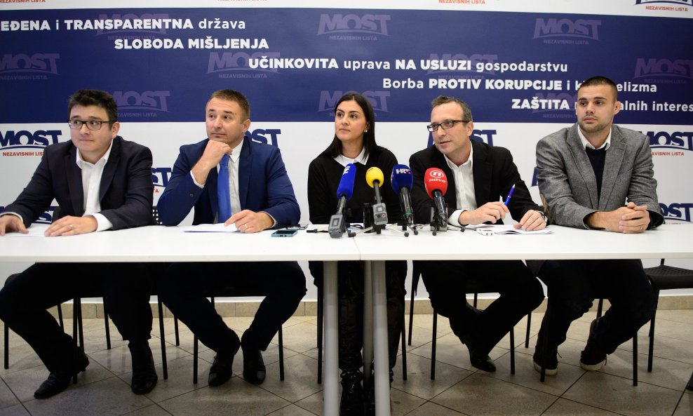 Natko Felbar, Marko Kristić, Marko Sladoljev, Ivana Ninčević Lesandrić i Antun Ćuk iz Mosta