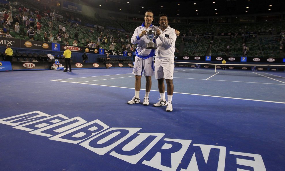 Leander Paes, Radek Štepanek Australian open 2012