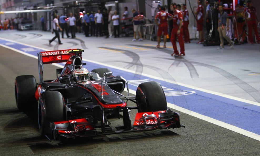 Lewis Hamilton Formula 1 VN Singapura